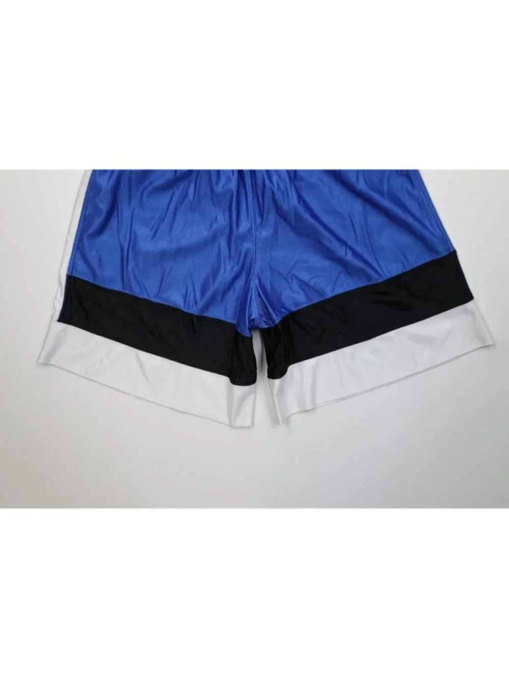 Vintage 90s Mens Size Large Color Block Dazzle Gym Basketball Shorts USA Nylon